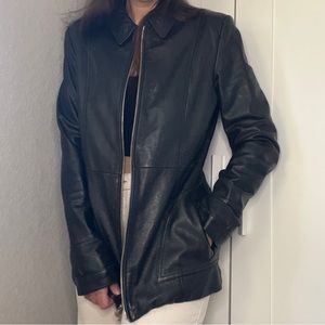 Wilsons Leather Jacket with Removable Thinsulate Quilted Layer, Sz L